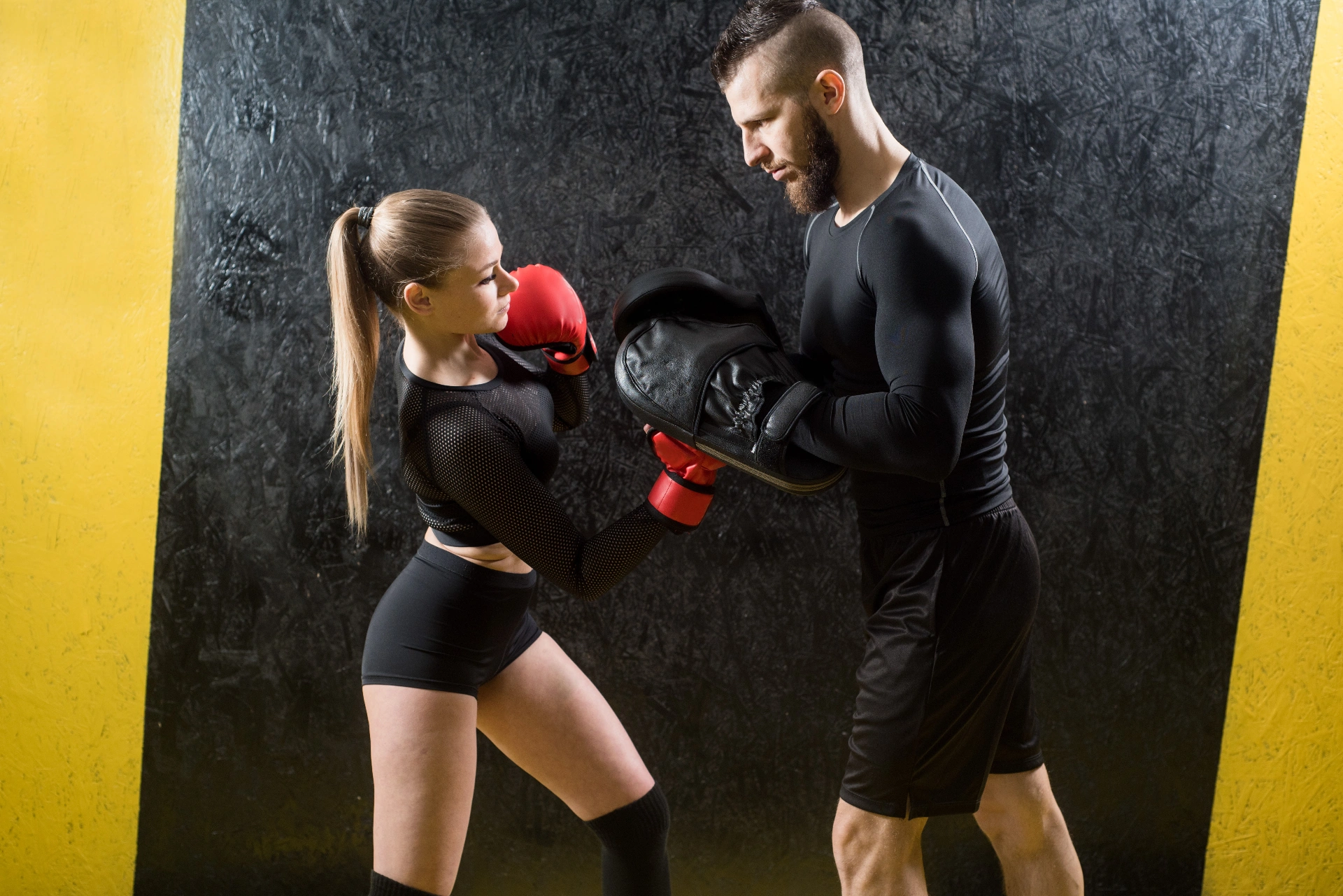 Deportista entrenando